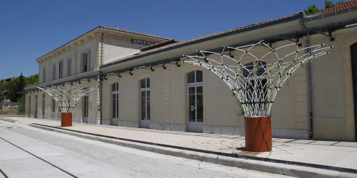 La Gare Numérique vue depuis la cour intérieure