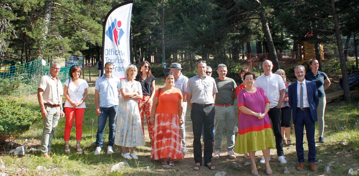 Juillet 2021 - Inauguration du nouveau parcours forestier du Mont Serein