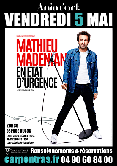 Affiche Mathieu Madénian