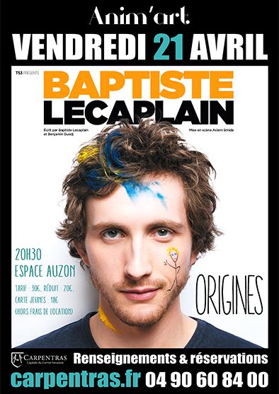 Affiche Baptiste Lecaplain